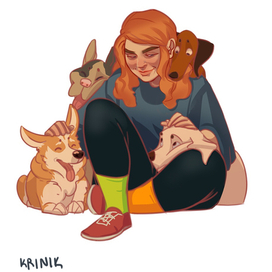 Даша и собачки