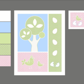 детский набор: покрывало, подушка.