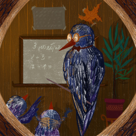 Утро в школе