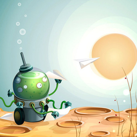 Летающие бумажки