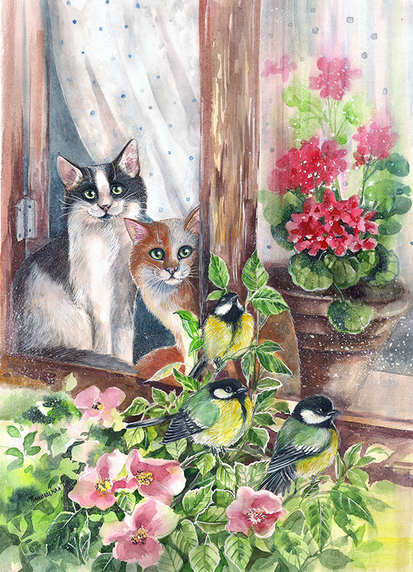 Утро у старого окошка