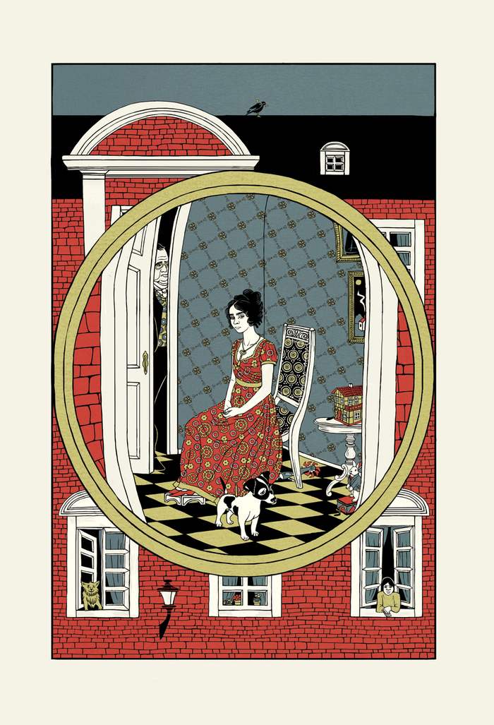 Иллюстрация-2 к Э. Т. А. Гофману "Песочный человек" / E. T. А. Hoffmann "Der Sandmann