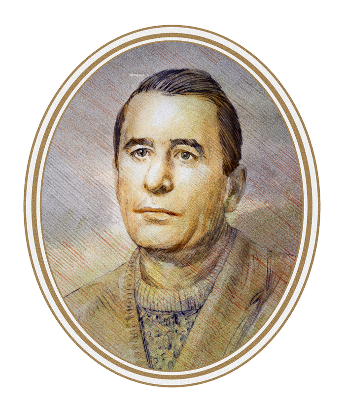 Портрет писателя В. Л. Кондратьева