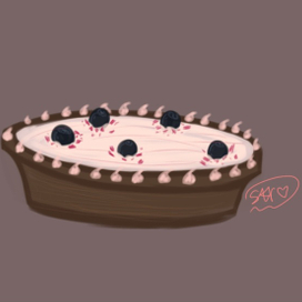 Тарталетка с голубикой