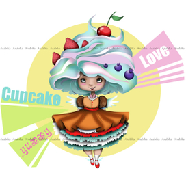 Девочка - пироженка