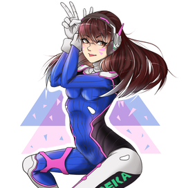 Дива из игры Overwatch.