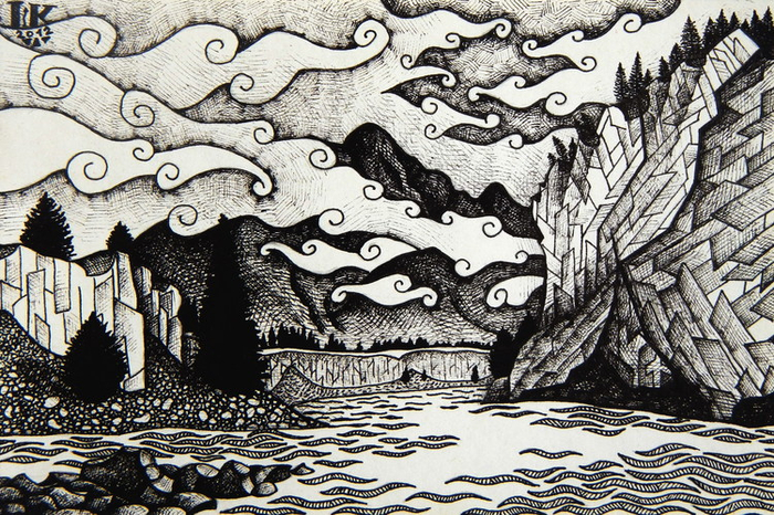 Река Ока Саянская. Бурятия.