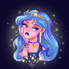 Космическая девушка 