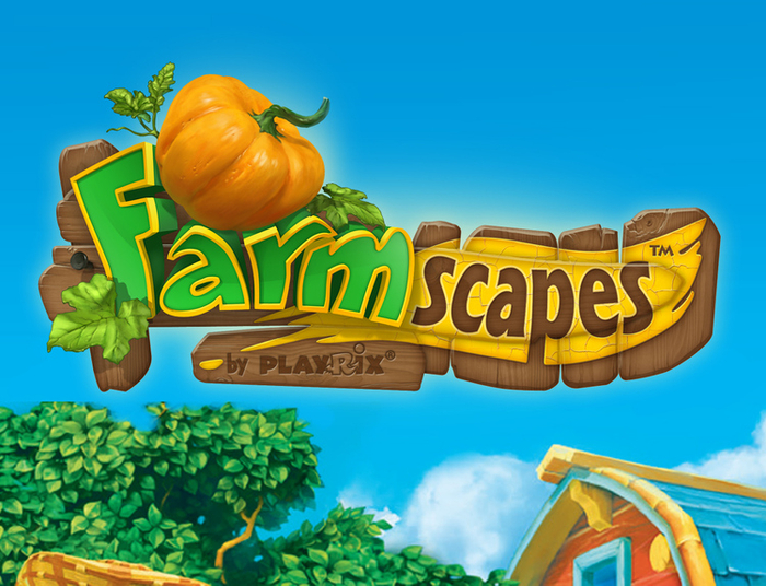 логотип для игры "Farmscapes"