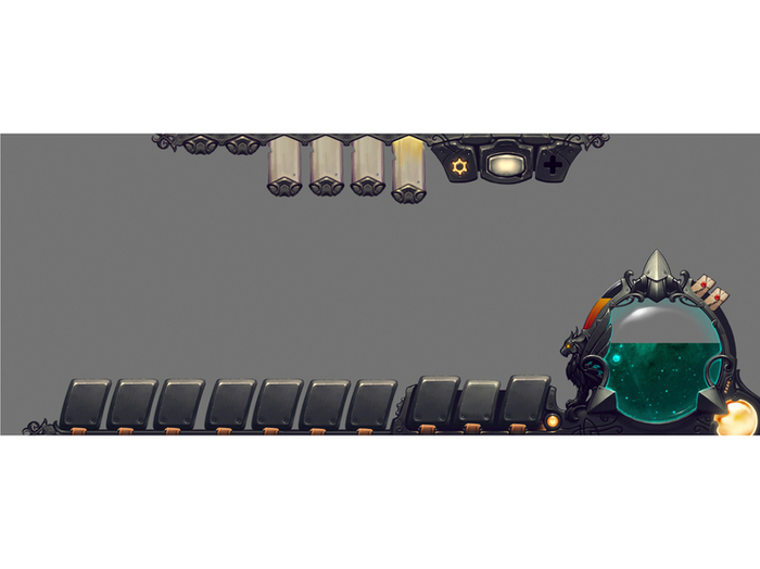 концепт игрового интерфейса