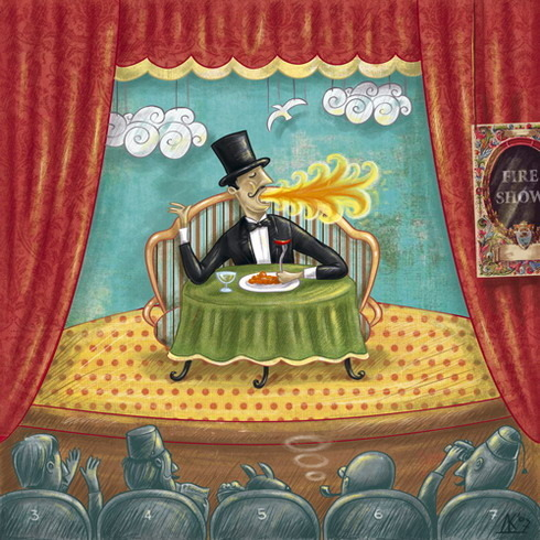 Для приложения к газете "Газета"  Ресторан "Диван"