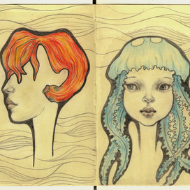 рыбка и медуза