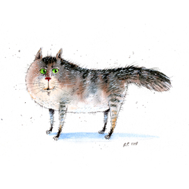 Гулял один кот