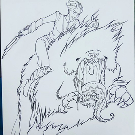 2. Девушка и её пёс