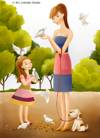 иллюстрация для студии Лебедева