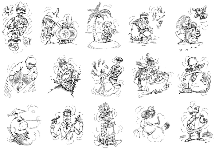 Иллюстрации для книги «Из школьных сочинений»