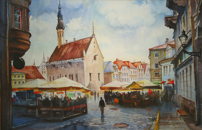 ,,Этно-ярмарка на Ратушной площади в Таллине,,