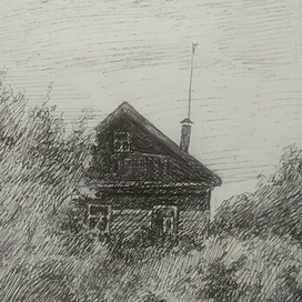 Хатка на реке