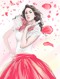 Рисунок на обложку Maniere de vivre (февраль)