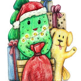 Новогодняя открытка