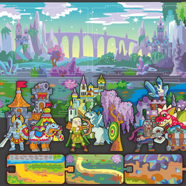 эльф гном и рыцарь