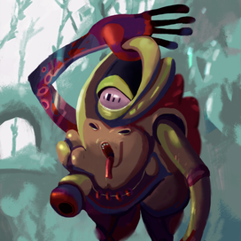 удивленный монстр