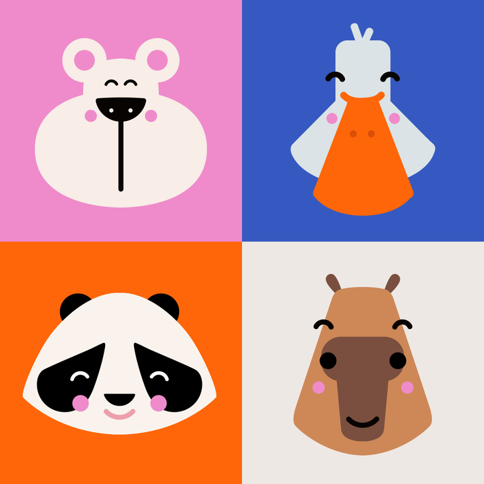 геометричные звери