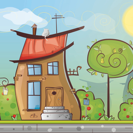 Мультяшный городок