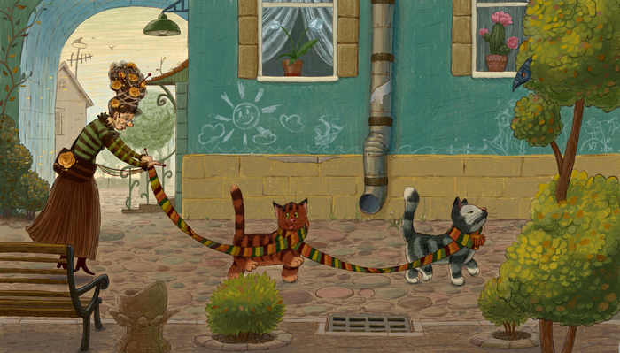 Шарф на троих