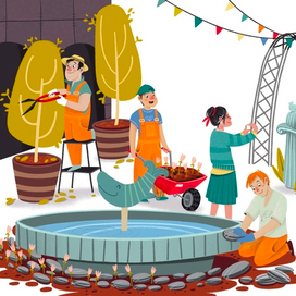 В книгу про профессии.