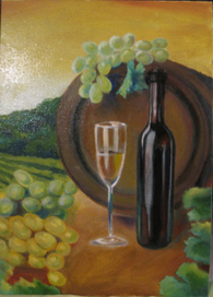 Натюрморт с бочкой