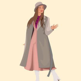 Леди в векторе