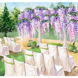 Свадьба с яблоками