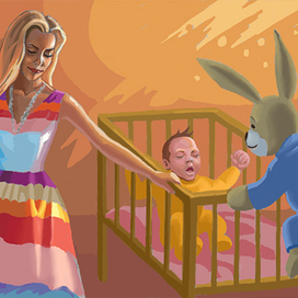 Девушка и кролик