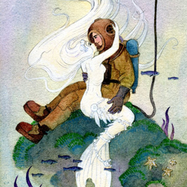 Открытка для артбука "Хозяева морей"