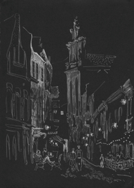 ночной Вильнюс