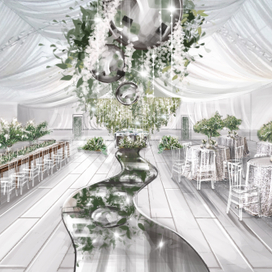 Эскизы декора мероприятий