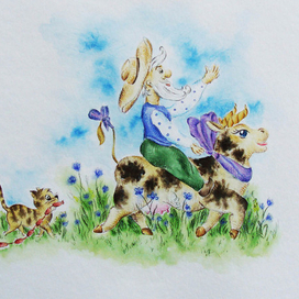 Русская сказка "Как старик корову продавал"