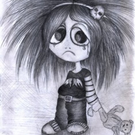 Эмо девочка))