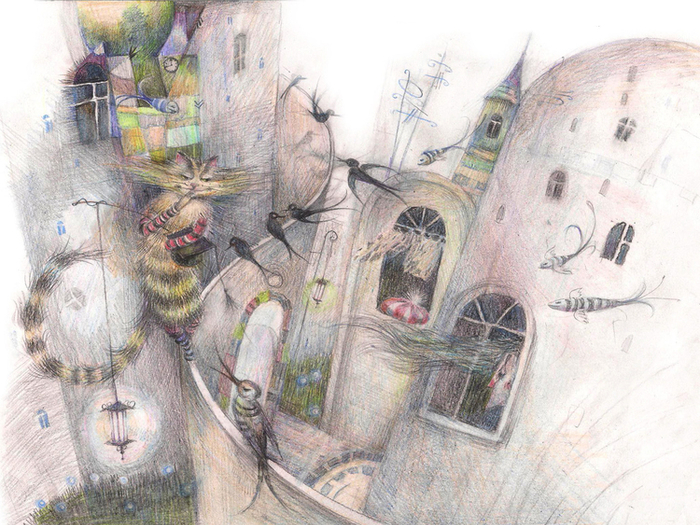 Ю.Магалиф, "Кот Котькин", иллюстрация