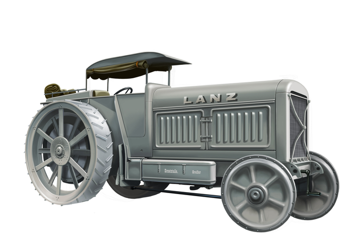  Трактор LANZ 1914г,