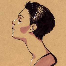 Портреты на тонированной бумаге