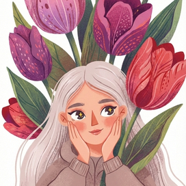 Сказочные тюльпаны.