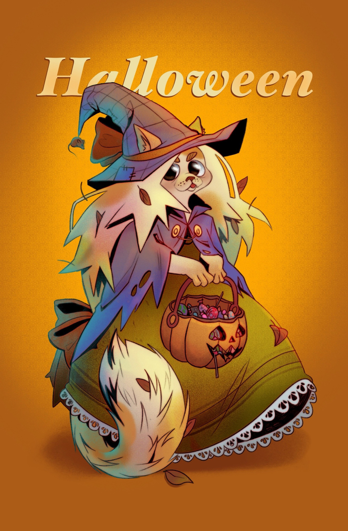 открытка на хеллоуин