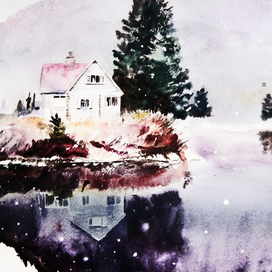 "Зимнее уединение".