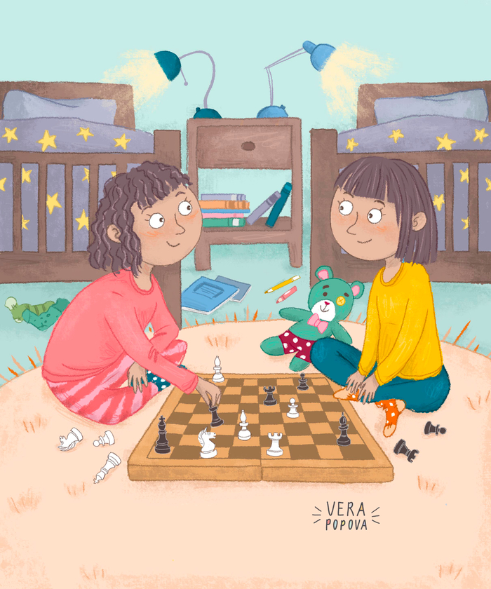 Иллюстрация к книге для издательства Hachette