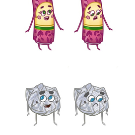 Персонажи для эко-проекта