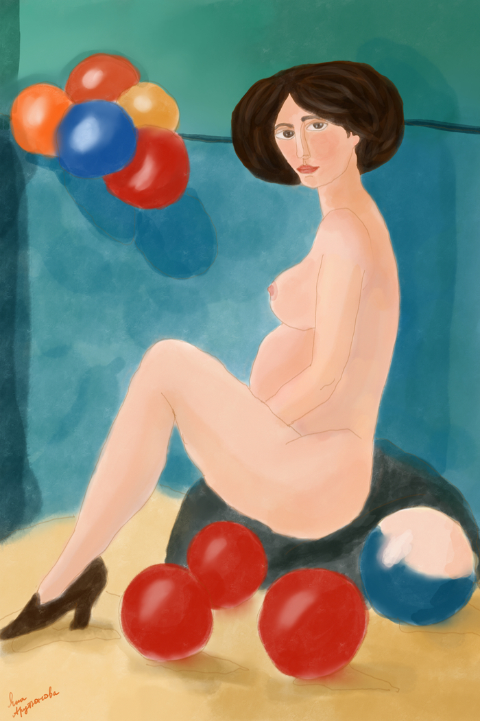 Материнство. Ты шар