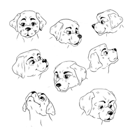 Разработка персонажа"Щенок-Лабрадор"