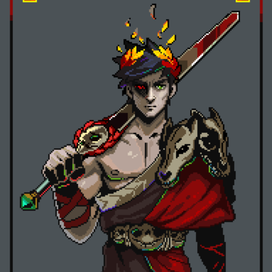 Pixel art Hades 